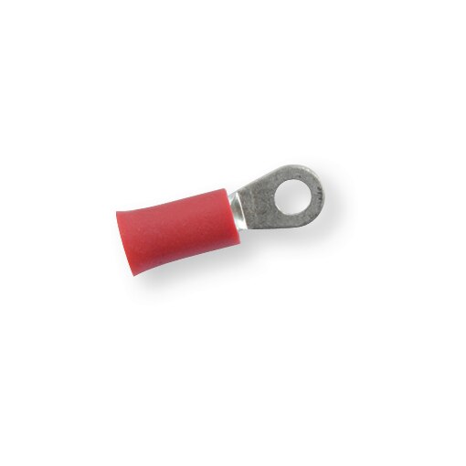 Cosses rondes pré-isolées 3101 rouge, diamètre 3,2, 0,5-1 mm²